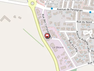 Carte de Begard Georges à Alénya