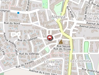 Carte de Laplane Agnès à Alénya