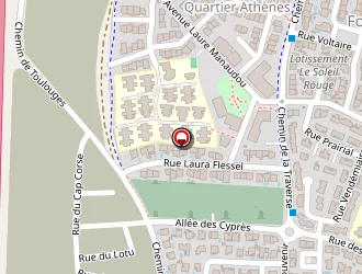 Carte de Centre D'intervention Et De Secours à Pollestres