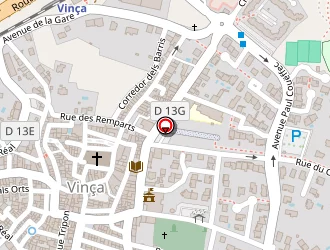 Carte de Anne Coiffure à Vinça