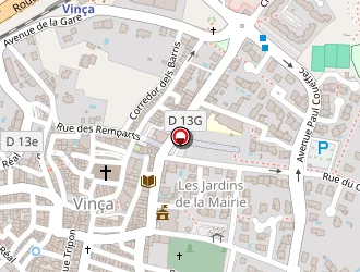 Carte de Trinquier Privat à Vinça