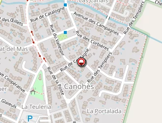 Carte de Jaume Denis à Canohès