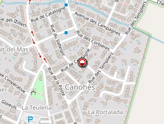 Carte de Casamedia à Toulouges