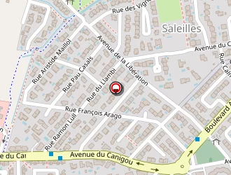 Carte de Blanchou Frédéric à Saleilles