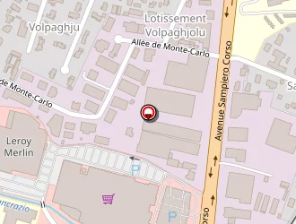 Carte de Médac à Furiani