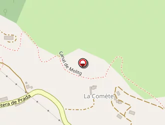 Carte de Mas Lluganas à Mosset