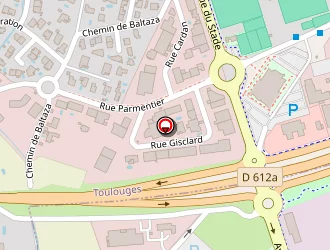 Carte de Centre D'intervention Et De Secours à Toulouges