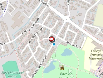 Carte de Parc De Clairfont -salle De Danse/terrain De Jeux à Toulouges