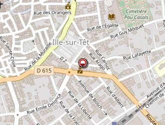 Carte de Prunelle Boutique à Ille-sur-têt