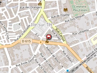 Carte de Le Chat Pitre à Ille-sur-têt