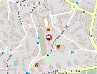 Carte de La Poste à Bastia