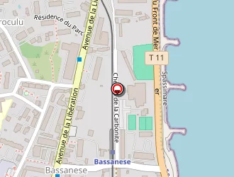 Carte de Aprilia Atol Motos Concess. à Bastia