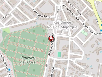 Carte de Roussillon Plomberie à Perpignan