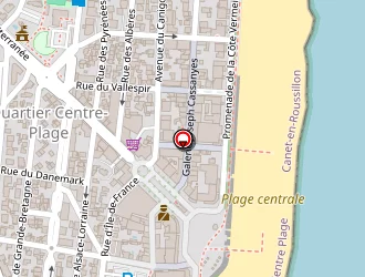 Carte de La Rascasse à Canet-en-roussillon