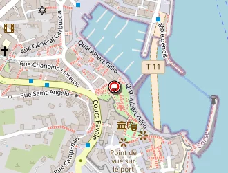 Carte de Villa Toni à Bastia