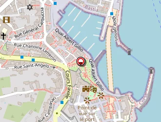 Carte de La Poste à Bastia