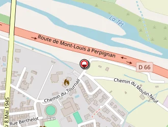 Carte de L'etamine à Millas