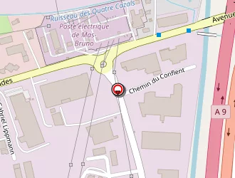 Carte de La Flèche à Perpignan