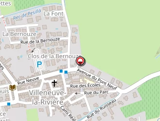 Carte de E.g.s.e à Villeneuve-la-rivière