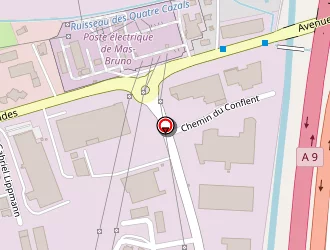 Carte de Sofruce (etablissements) à Perpignan