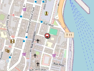 Carte de Eximmo à Bastia