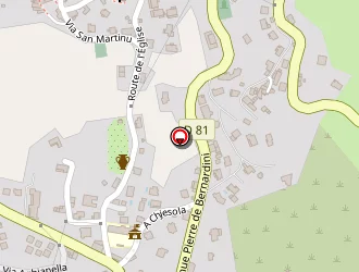 Carte de Clos De Bernardi à Patrimonio