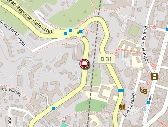 Carte de Maison Notre Dame à Bastia