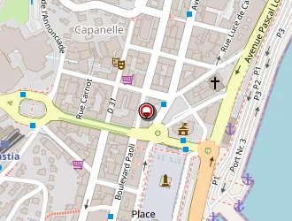 Carte de Judd à Bastia