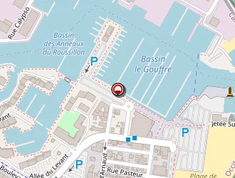 Carte de Bleu Marine à Canet-en-roussillon