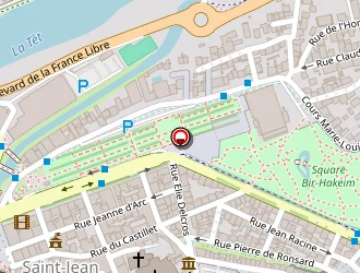 Carte de Dessange Paris à Perpignan