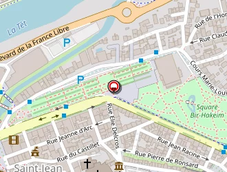 Carte de Le Crocodile Rouge à Perpignan