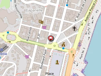 Carte de Kookai à Bastia