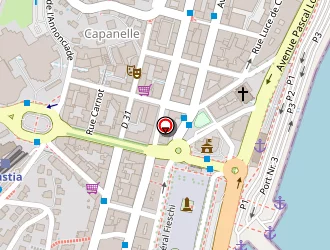 Carte de Filippi Gisèle à Bastia