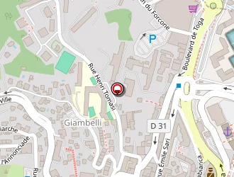 Carte de Le Moka à Bastia