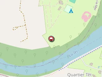 Carte de Camping Les Peupliers à Canet-en-roussillon