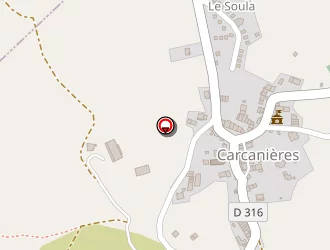 Carte de Paycheng à Carcanières