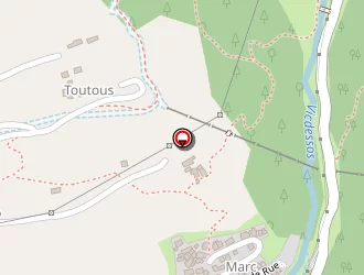 Carte de Savetec à Auzat