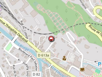 Carte de Rivieres Michel à Ax-les-thermes