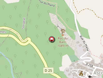 Carte de Station De Ski à Ascou