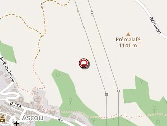 Carte de Le Belvédère à Ascou