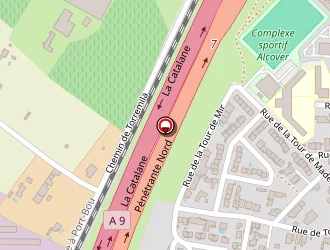 Carte de Aquacenter à Perpignan