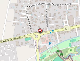 Carte de Château Roussillon à Perpignan