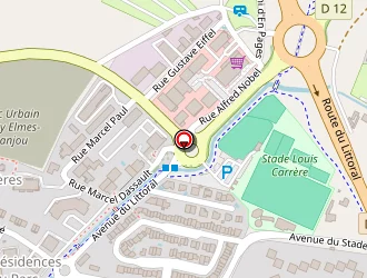 Carte de Carrosserie Du Rond Point à Sainte-marie