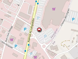 Carte de Drive Matériaux à Perpignan