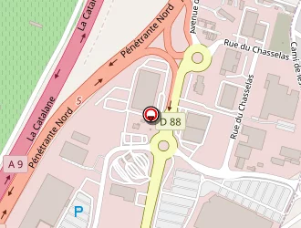 Carte de Grain De Malice à Perpignan