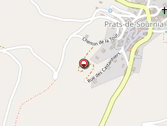 Carte de Agence Postale à Prats-de-sournia