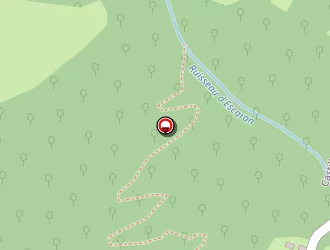 Carte de La Hount à Castillon-de-larboust