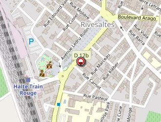 Carte de Champ Sandrine à Rivesaltes