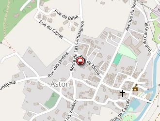 Carte de Piscine à Aston