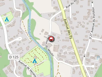 Carte de Luchon Espaces Verts à Saint-mamet